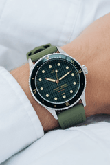 1926 At'sea, Steel / Green Turtle Vintage – 39MM