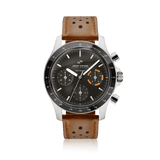 1960 Racing Chronograph, Steel / Black & Orange