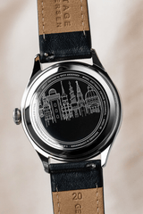 1968 Mechanical (Hand-Wound), Steel / White & Rose Gold