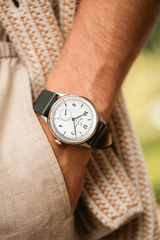 1968 Mechanical (Hand-Wound), Steel / White