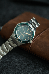 1926 At'sea, Steel / Green Turtle Vintage – 39MM