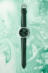 1815 Chronograph, Steel / Green Sunray