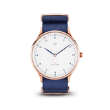 1969 Vintage, Rose Gold / White – 36mm