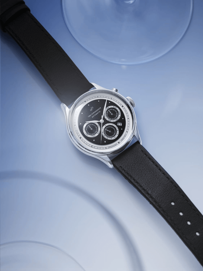1564 Chronodate Automatic, Steel / Black (signup)
