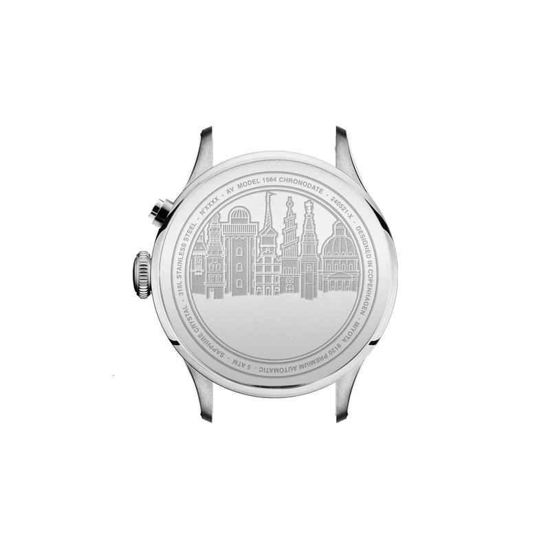 1564 Chronodate Automatic, Steel / Black (signup)