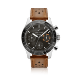 1960 Racing Chronograph, Steel / Black & Orange