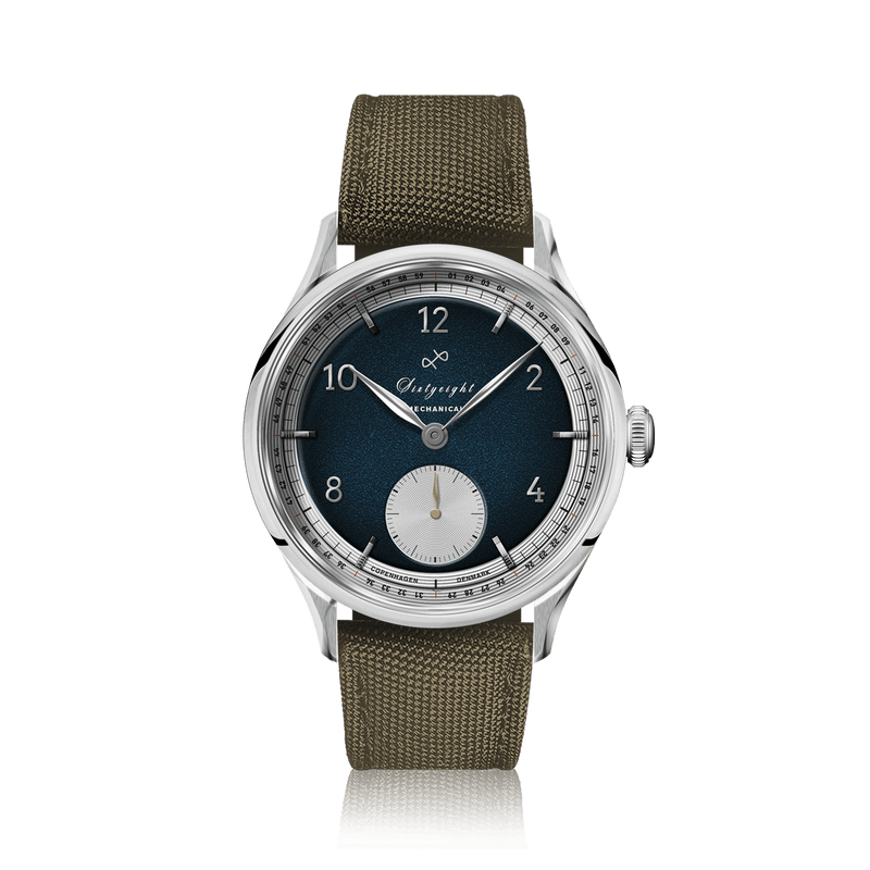 1968 Mechanical (Hand-Wound), Steel / Night Blue