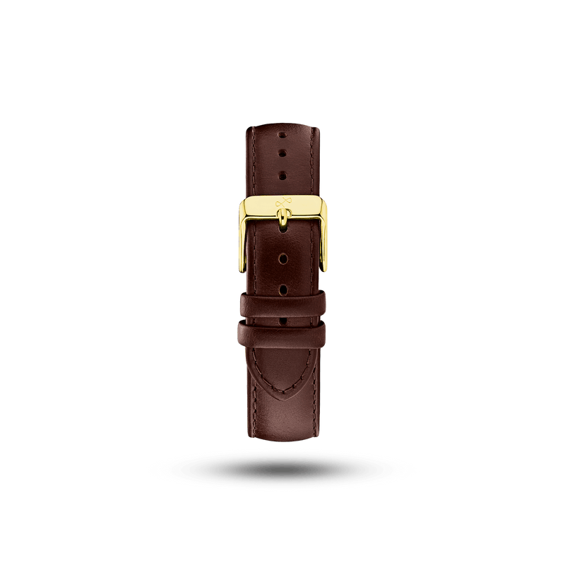 Pin Buckle - Dark Brown Leather