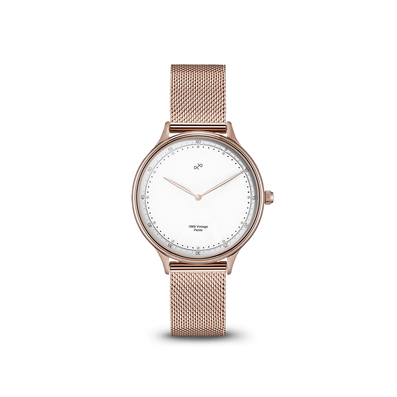 1969 Petite, Rose Gold / White